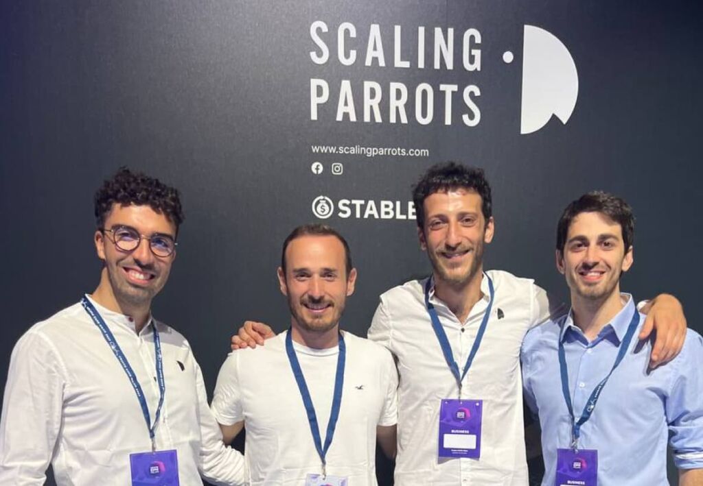consulenza blockchain: parte del team di scaling parrots