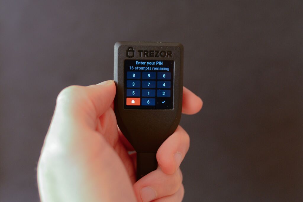 TREZOR-hardware wallet