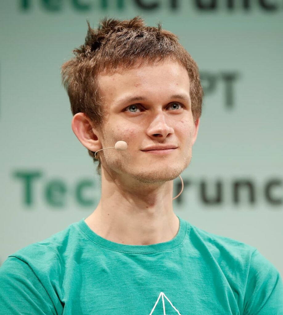 Founder of Ethereum during  il TechCrunch Disrupt London 2015