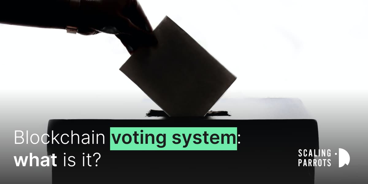 Blockchain voting system